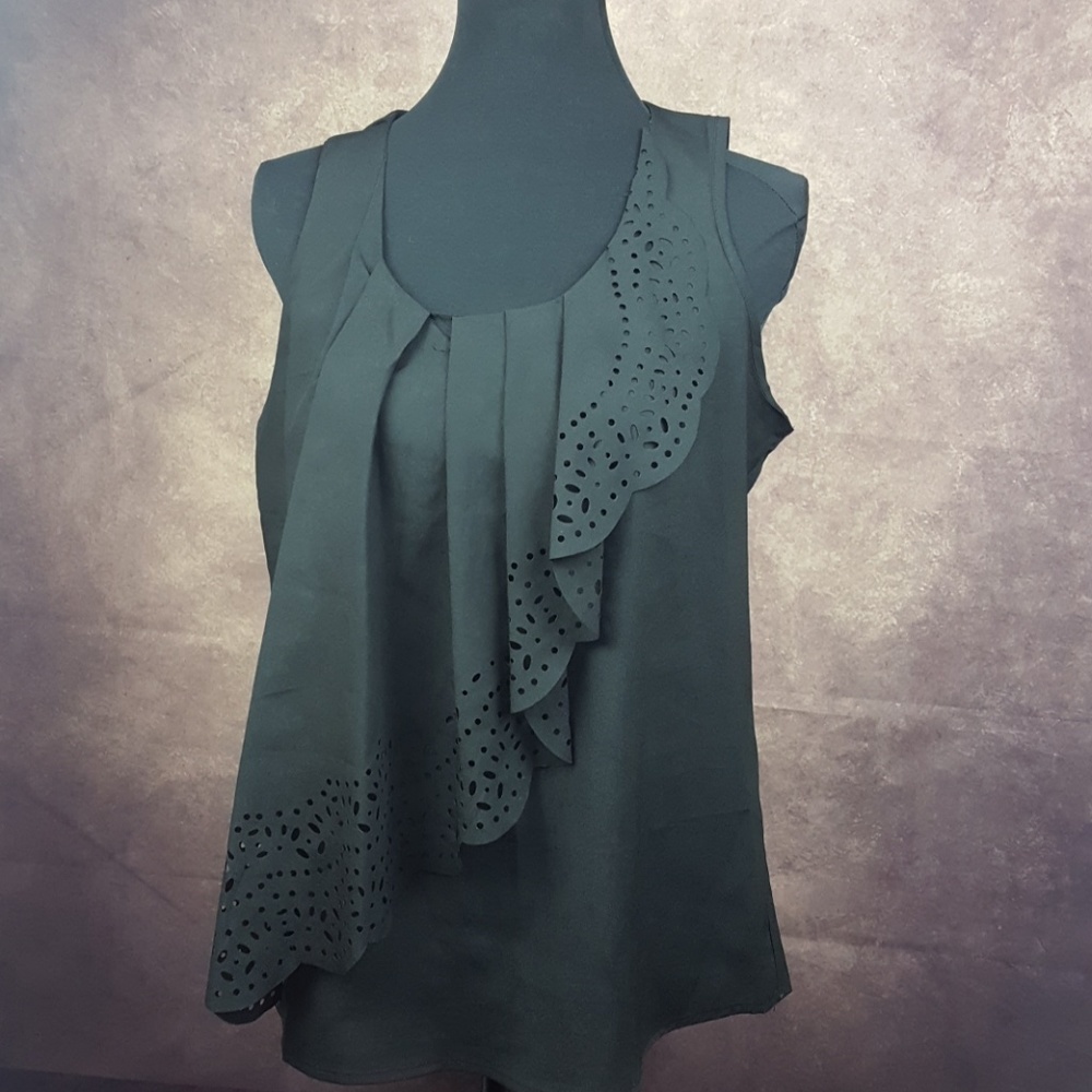 Sioni Black Blouse - Size M - Picture 1 of 5